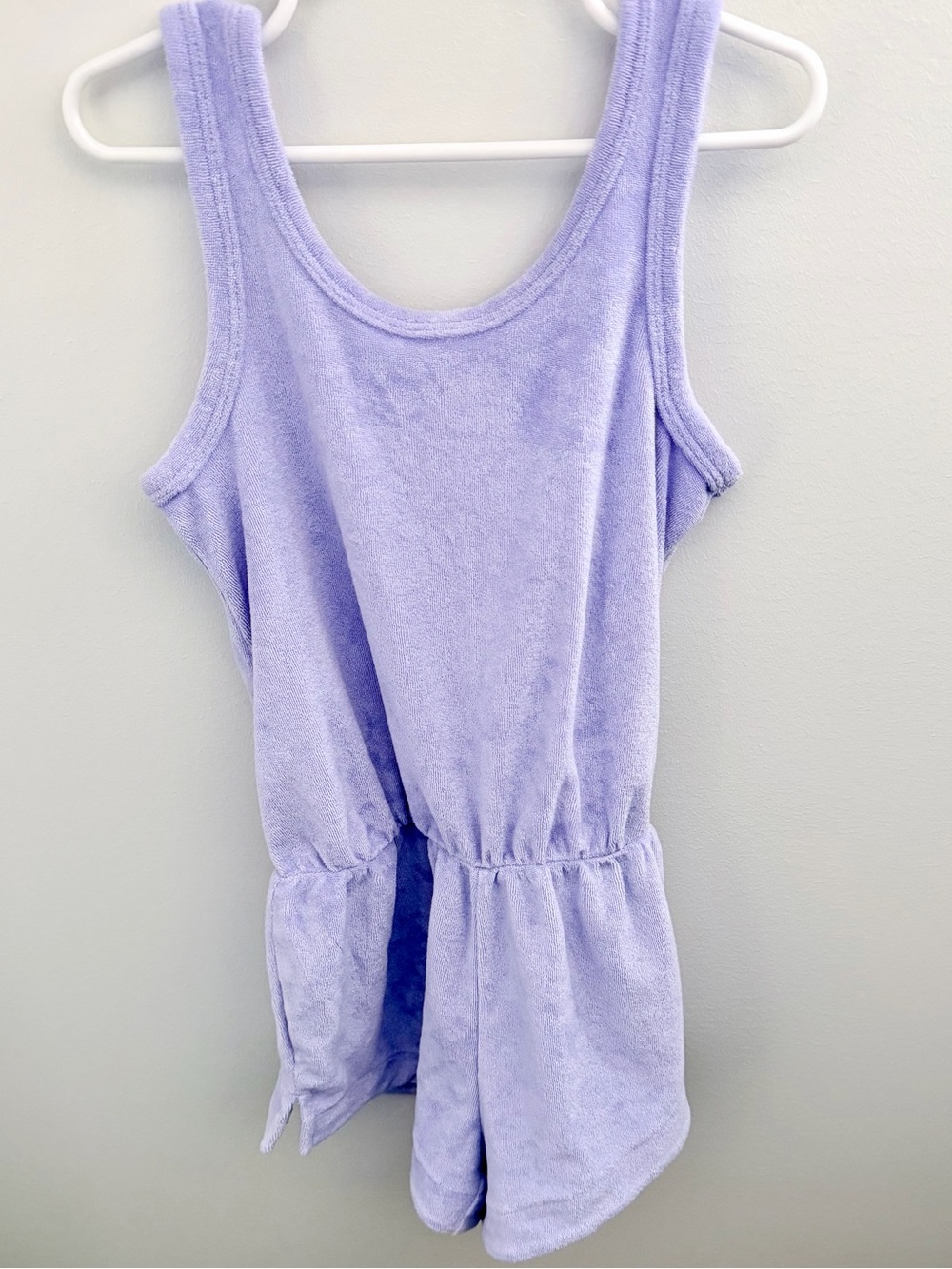 GAP Kids Lilac Terry Cloth Romper Size S Sleeveless Summer One Piece